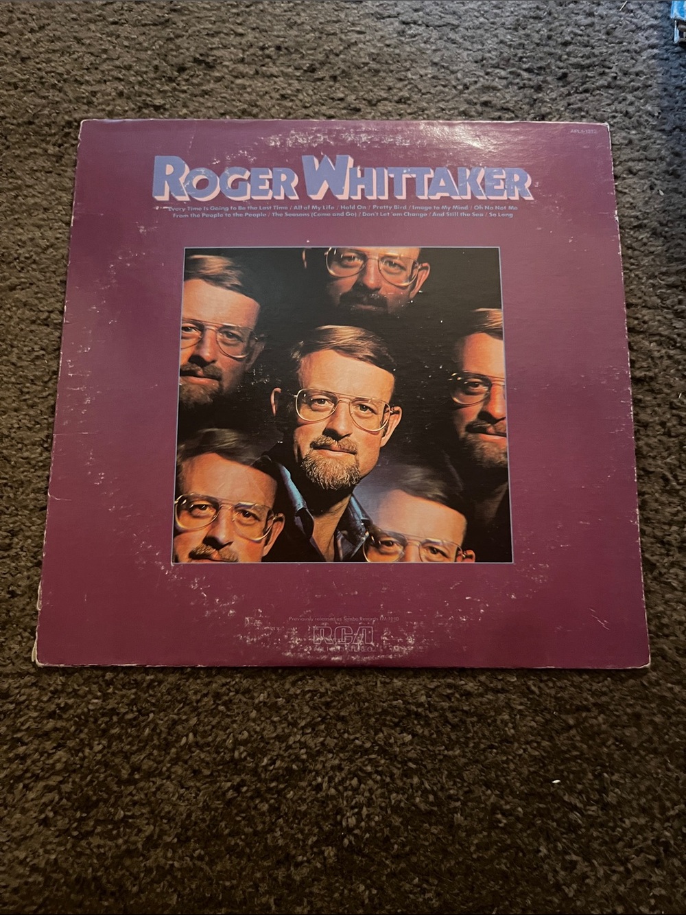 Roger Whittaker Vinyl LP - Purple Cover